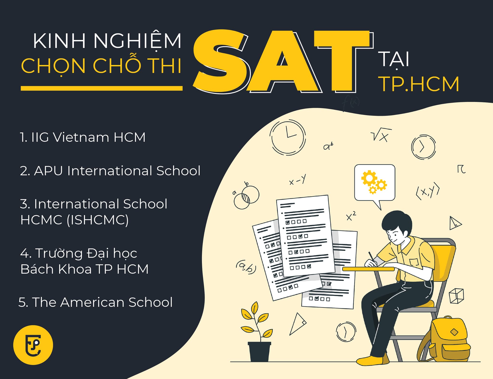Kinh nghiệm chọn địa điểm thi SAT tại TP.HCM